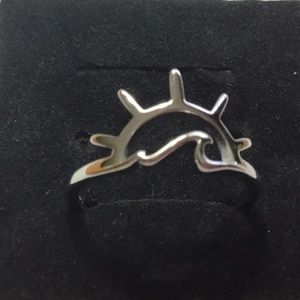 Sun Wave Ring 925 Sterling Silver